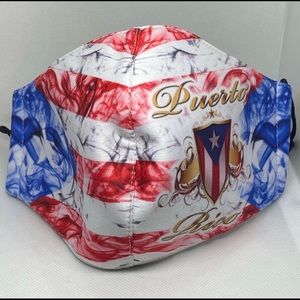 Puerto Rico mask with adjustable straps